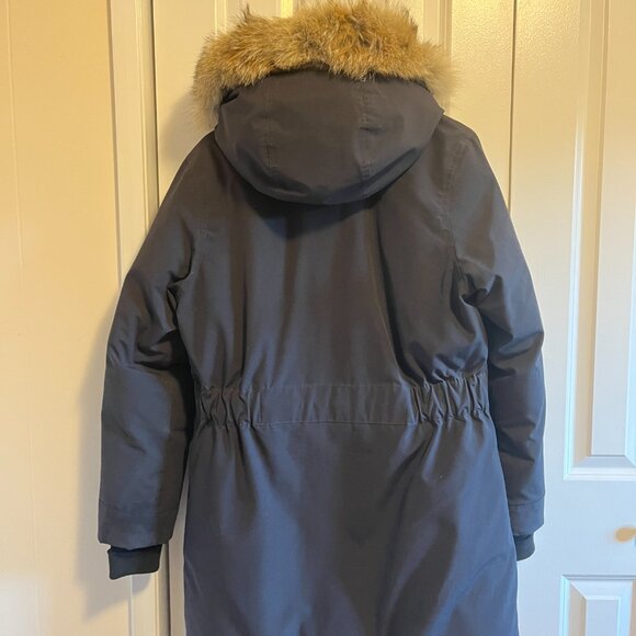 Women's Authentic Canada Goose Trillium Parka Size L in Marine Blue - Picture 2 of 7
